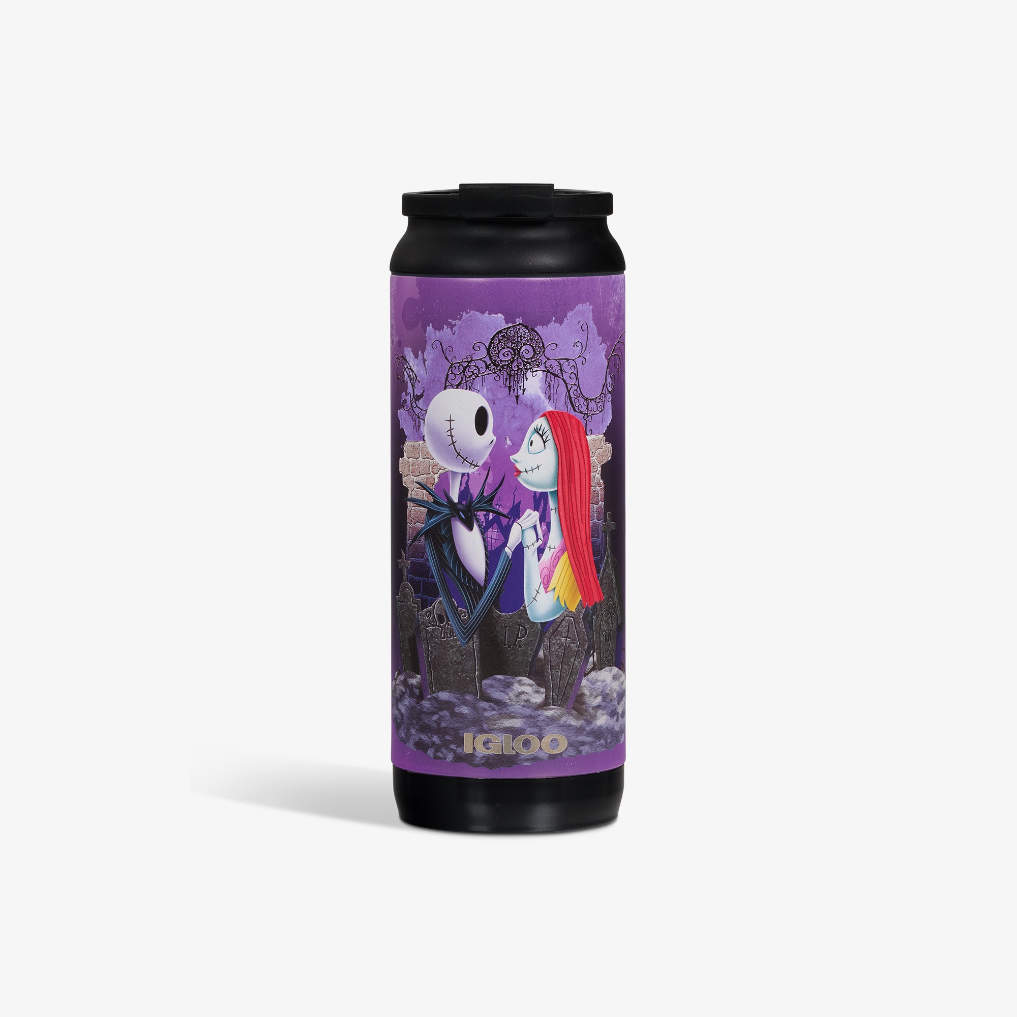Disney Tim Burton's The Nightmare Before Christmas Jack Skellington & Sally 16 Oz Flip 'n' Sip Tumbler
